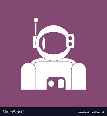 Icon astronaut suit vector image