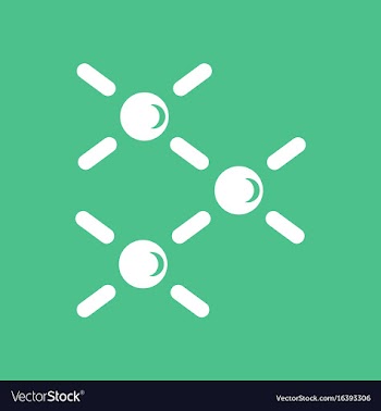 Icon atomic energy vector image