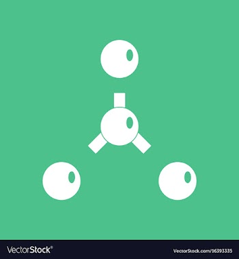 Icon atoms elements vector image