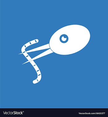 Icon bird and worm vector image