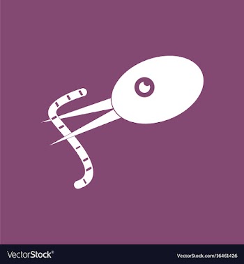 Icon bird and worm vector image