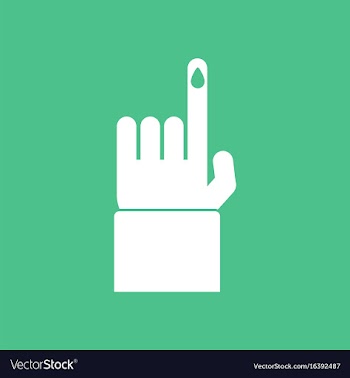 Icon blood test vector image