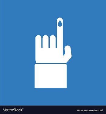 Icon blood test vector image