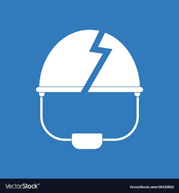 Icon broken military helmet vector image