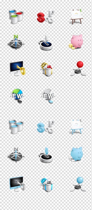 Icon, Bucket piggy bank gift transparent background PNG clipart