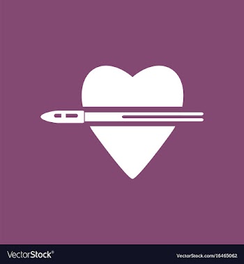 Icon bullet wounded the heart vector image
