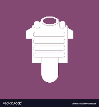 Icon bulletproof vest vector image