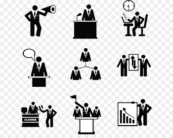 Icon - Business people icon material 