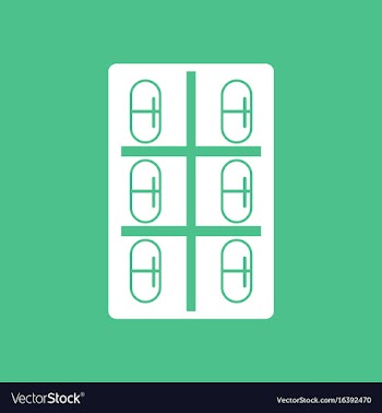 Icon capsule pack vector image