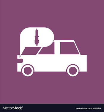 Icon car and detail vector image