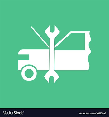 Icon car and tool vector image