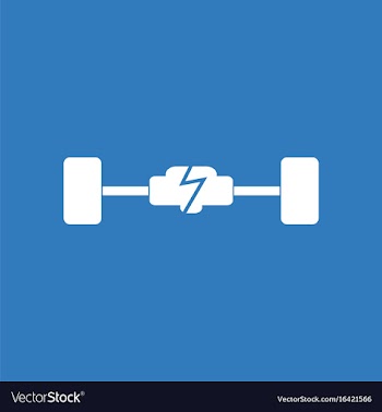 Icon car chassis vector image