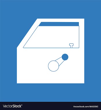 Icon car door vector image