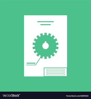 Icon car gear scheme vector image