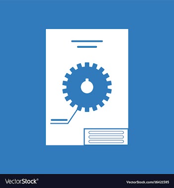Icon car gear scheme vector image