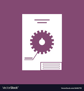 Icon car gear scheme vector image