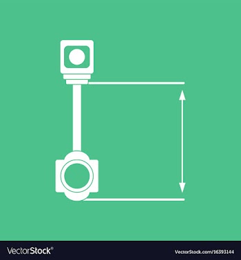 Icon car piston and arrows vector image