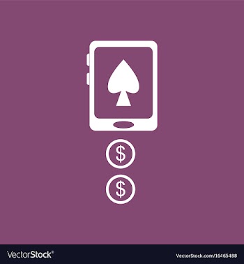Icon casino online vector image