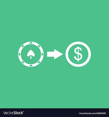 Icon casino roulette wheel vector image