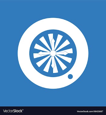 Icon casino roulette wheel vector image