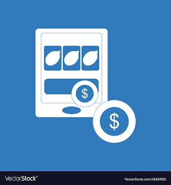 Icon casino slotmachine and money vector image