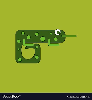 Icon chameleon flat symbol chameleon chameleon vector image
