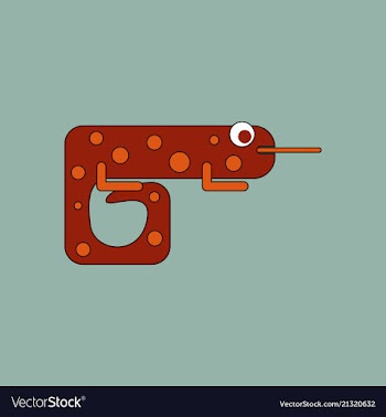 Icon chameleon flat symbol chameleon chameleon vector image