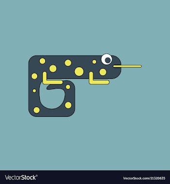 Icon chameleon flat symbol chameleon chameleon vector image