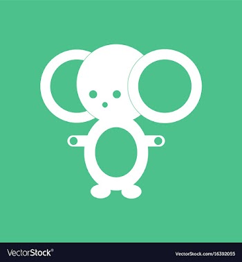 Icon cheburashka russian cartoon character vector image