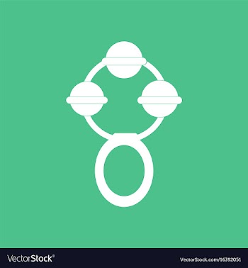 Icon children beanbag vector image