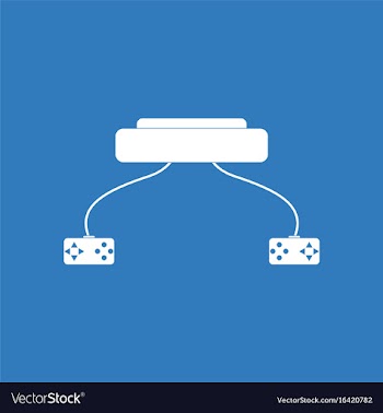 Icon children game console vector image