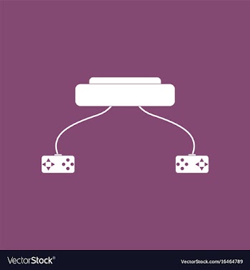Icon children game console vector image
