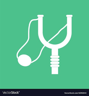 Icon children slingshot vector image