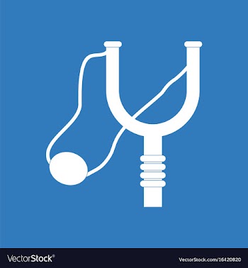 Icon children slingshot vector image