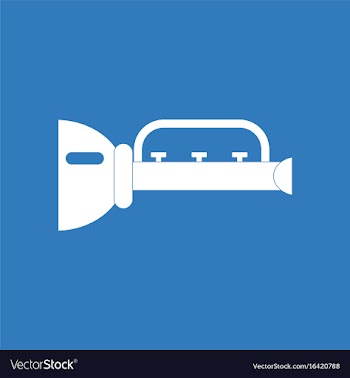 Icon children trumpet vector image