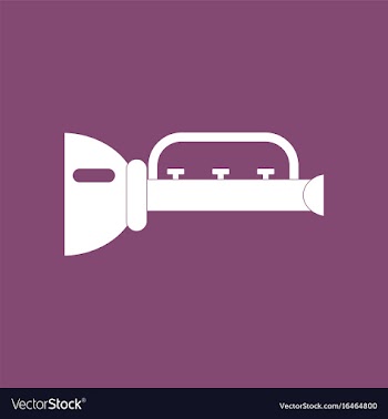 Icon children trumpet vector image