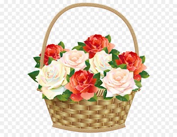 Icon Clip art - Roses in Basket Transparent PNG Clipart 
