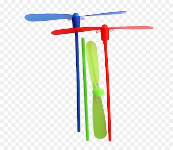 Icon - colored bamboo dragonfly 