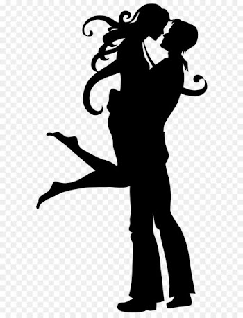 Icon Computer file - Love Couple Silhouettes PNG Picture 