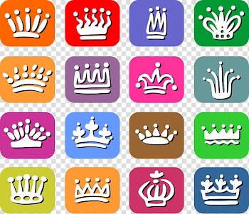 Icon, Crown color icon design transparent background PNG clipart