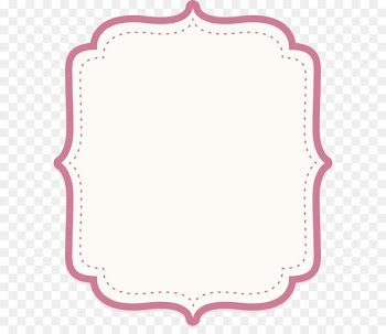 Icon - Cute baby powder text border 