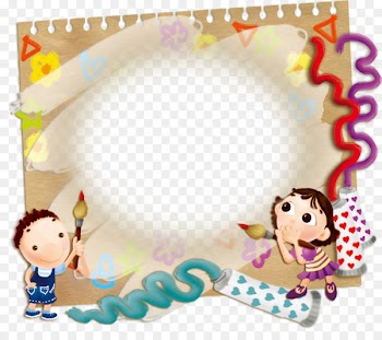 Icon - Cute kids brush background 