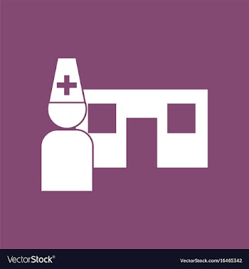 Icon doctor and hospital vector image