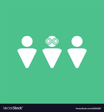 Icon doctor and patient vector image