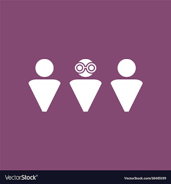 Icon doctor and patient vector image