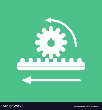 Icon during gear vector image