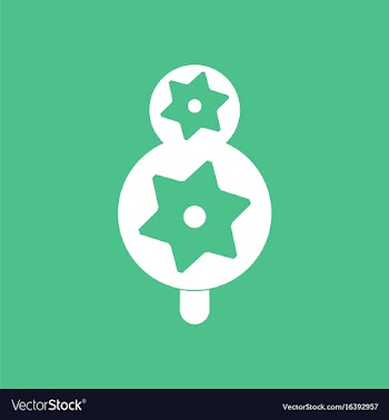 Icon eco tree with cogwheel vector image