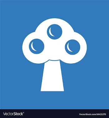 Icon ecological tree vector image