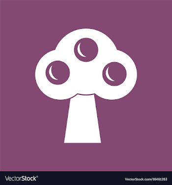 Icon ecological tree vector image