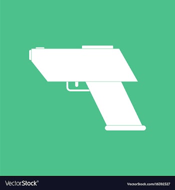 Icon electric gun vector image